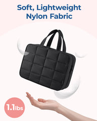 BAGSMART sac-toilette voyage grande-capacite, espace suffisant pour cosmétiques.