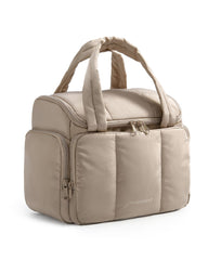 BAGSMART trousse de toilette camel vue générale pour voyage organisé et pratique
