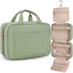 BAGSMART Toiletry Bag hanging-hook view for easy access on trips