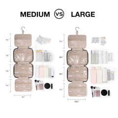 BAGSMART Toiletry Bag water-resistant material protects items during travel