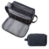 Trousse-accessoires BagSmart bleu marine, rangement pratique pour vos essentiels de toilette.