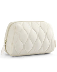 Trousse bagsmart beige avec ouverture large pour un accès rapide et pratique
