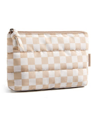 Trousse BAGSMART maquillage pelucheuse avec zip charme prête à voyager léger.