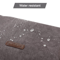 BagSmart trousse-toilette poignée cuir pour transport sûr.