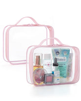 BAGSMART trousse toilette transparente TSA approuvée avec ouverture rapide.