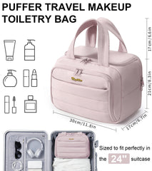 Bagstellar sac de toilette voyage, ouverture large, accès rapide et organisation facilitée.