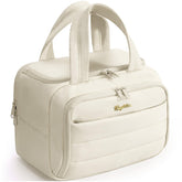 Bagstellar trousse de toilette voyage beige, idéale pour garder vos essentiels propres et organisés.
