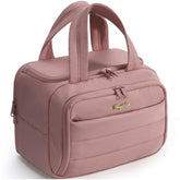 Bagstellar Trousse toilette rose foncée ouverte, accès rapide aux essentiels