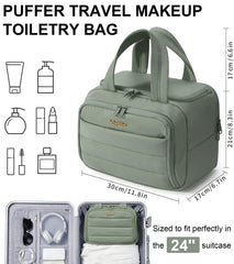 Bagstellar Trousse voyage grande-capacite — spacieux rangement pour cosmétiques et soins.
