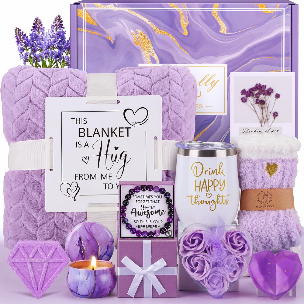 Coffret BaiCai Panier spa femme luxe, cadeau parfait pour une évasion détente.