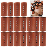 BaileyEla rouleaux perm extra large montrant des boucles volumineuses sans chaleur.