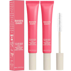BAISEN DIARY – Lot de deux crèmes coiffantes 3-en-1 Fruit Cactus pour une coiffure durable.