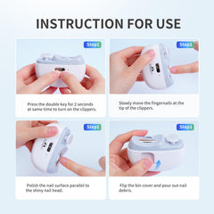 BAI Stone coupe-ongles deux vitesses offre précision adaptée à chaque ongle.