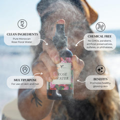 Baja Basics eau de rose après soleil – apaise et réhydrate