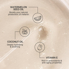 Peau bronsee Bali Body Watermelon SPF6, doré et naturel.
