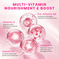 Bali Secret nourishing oil blend with argan, macadamia, avocado.
