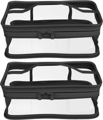 Trousse BallHull transparente etanche idéale pour cosmétiques en voyage.