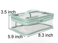 BallHull trousse maquillage transparente PVC, visibilité totale des articles.
