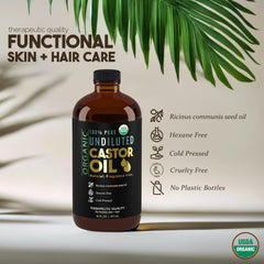 BALM OF GILEAD huile de ricin – application sur le visage, soin quotidien doux