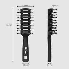 BALON brosse cheveux tous-types: idéale pour tous les types de cheveux, lisses ou bouclés.