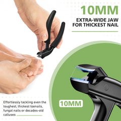 Baluca ciseaux-ongles ouverture 11mm, adapté aux ongles épais.