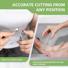 Baluca avec reteneur intégré pour récupérer les ongles.