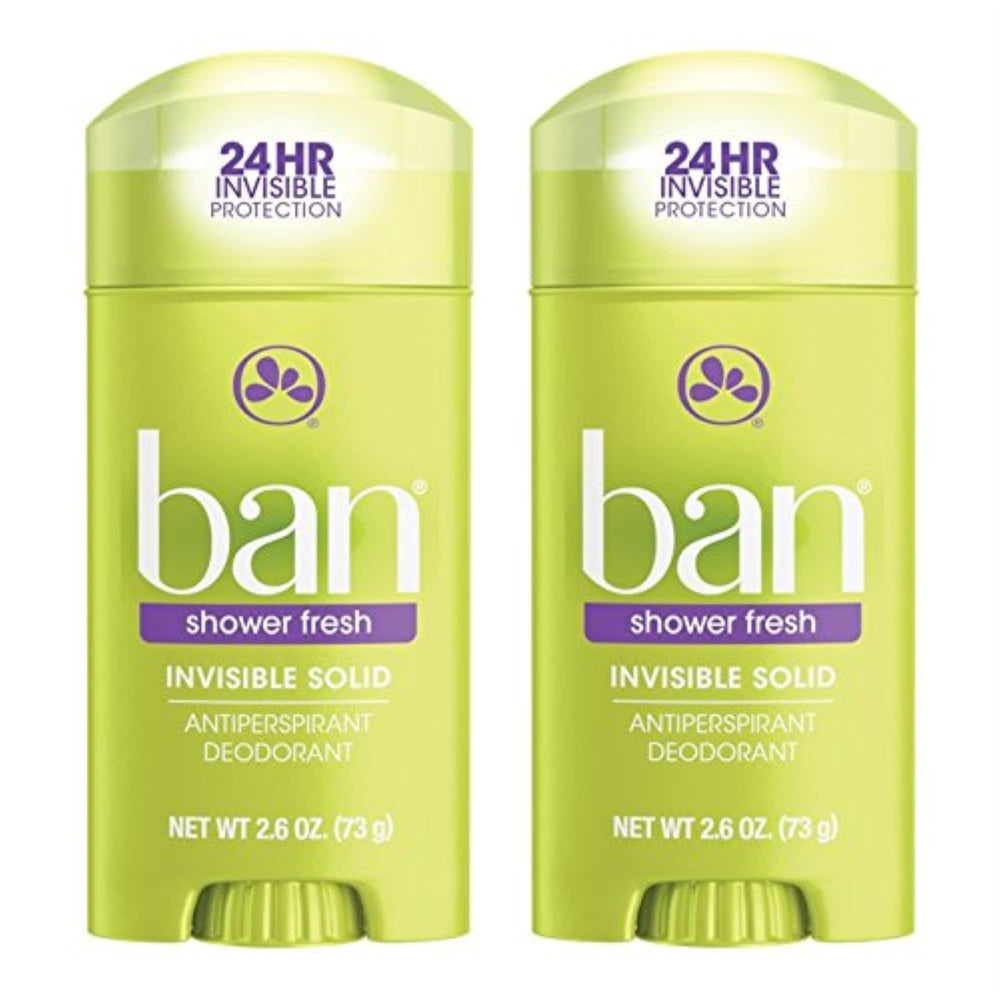 Ban Déodorant Invisible Stick Shower Fraiche, protection 24h discrète et fraîcheur durable.