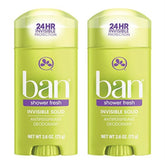 Ban Déodorant Invisible Stick Shower Fraiche, protection 24h discrète et fraîcheur durable.