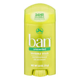 Ban Desodorisant Invisible Solide Sans Parfum – pack de 3 prêt à l'emploi tout au long de la journée.