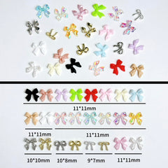 BANA ART bow charms ongles multicolores, possibilités créatives pour le design des ongles