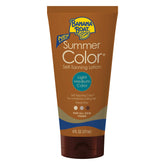 Banana Boat Summer Color – bouteille auto-bronzante révélant une teinte naturelle.