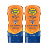 Banana Boat Sport Performance Sunscreen Lotion SPF 100 bottle front offers fast, broad sun protection.