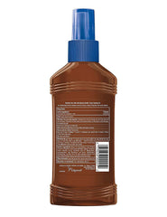 Banana Boat SPF 4 tanning oil texture with banana and carrot extracts.