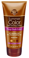 Banana Boat Summer Color flacon-application pour un bronzage homogène.