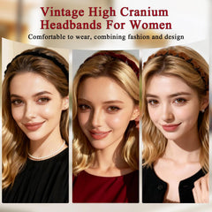 Bandeau velours doux, confort longue durée.