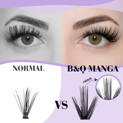 B&Qaugen cils manga 9-16mm pour résultats variés