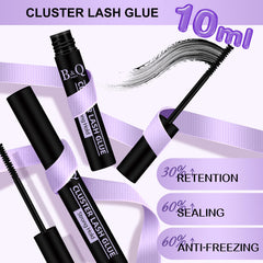 B&Qaugen mini-brosse-applicatrice: précision pour les cils naturels et artificiels.