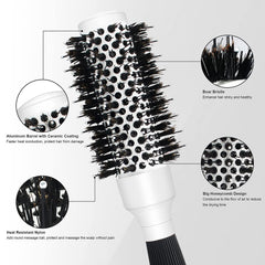 BangMENG brosse ronde barillet capless pour séchage sans accrocs