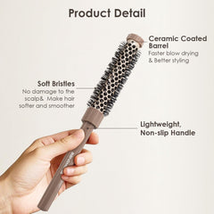 BANGMENG brosse ronde mini 0,6 pouce pour petites zones et lissage précis.