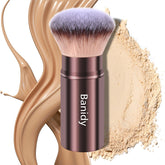 Banidy pinceau Kabuki rétractable portable pour maquillage en déplacement