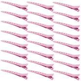 Pinces Bantoye bec-de-canard rose pour isolation précise des mèches.