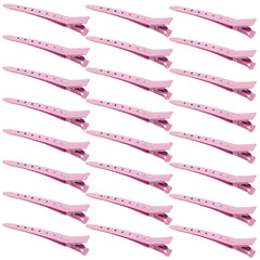 Pinces Bantoye bec-de-canard rose pour isolation précise des mèches.