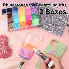 Baoyaalin gemmes résine 2-6mm pour projets DIY variés et personnalisations.