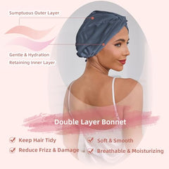 Baqzqudnl doublure soie intérieure, contact lisse et douceur nocturne.
