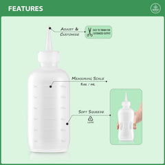 Bar5F Bouteille applicateur soin cuir chevelu: accessoire pratique pour traitements ciblés.