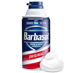 Barbasol Original crème de rasage mousse dense offrant une glisse fluide