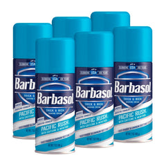 Barbasol Pacific Rush crème mousse épaisse pour rasage confortable