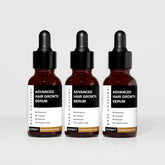 Sérum Bare Anatomy avancé pour la croissance des cheveux, densité améliorée, bouteille-pompe.