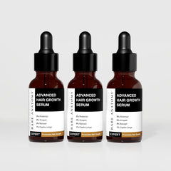 Sérum Bare Anatomy avancé pour la croissance des cheveux, densité améliorée, bouteille-pompe.