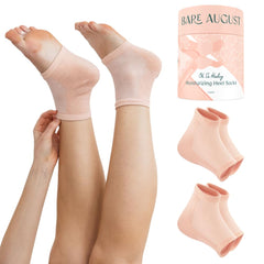Bare August chaussettes gel douceur, hydratation ciblée des pieds.
